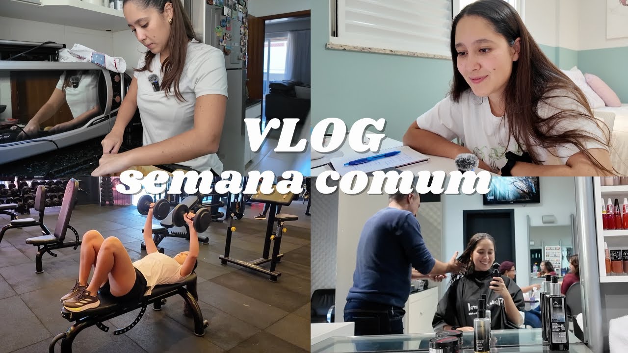 VLOG DA SEMANA | minha rotina quando não estou viajando
