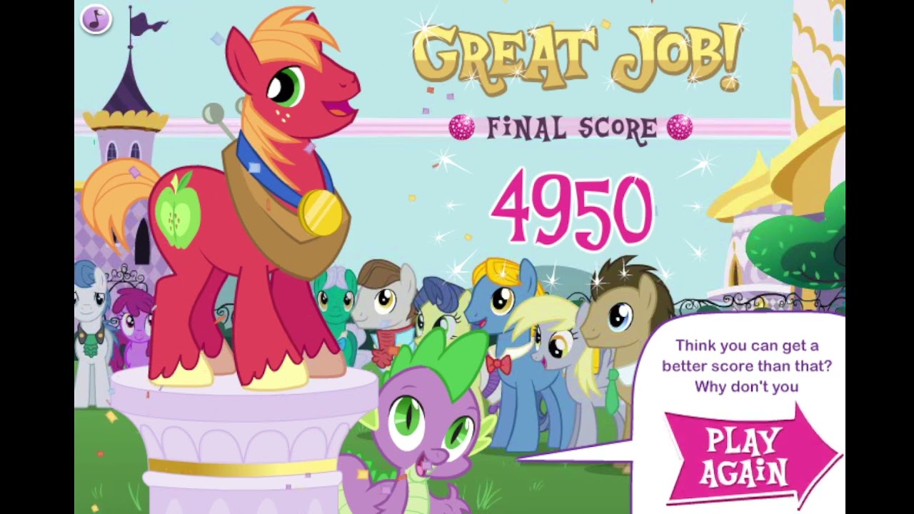 Игровой процесс испытания Equestrivia