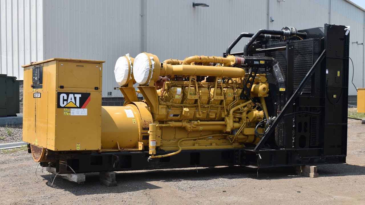 Feel The Power: 1500 kW Caterpillar Diesel