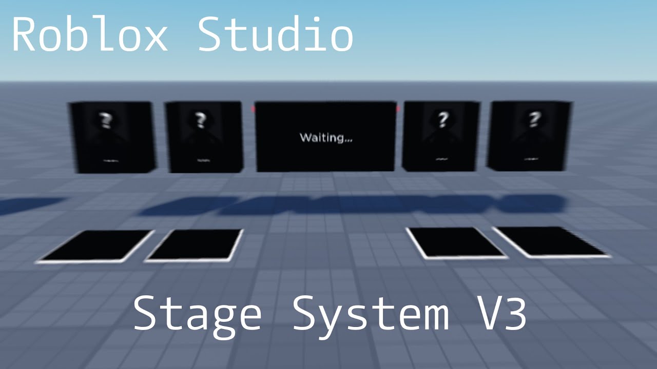 Roblox Studio Open-sourced Stage Pvp System 1v1, 2v2, 3v3, 4v4 [Version 3]