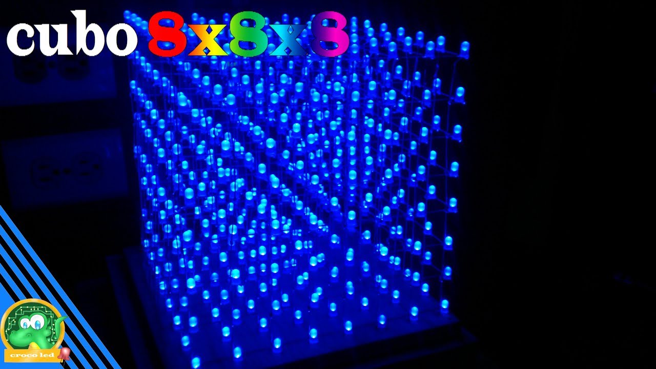 proyecto #62 cubo led 8x8x8