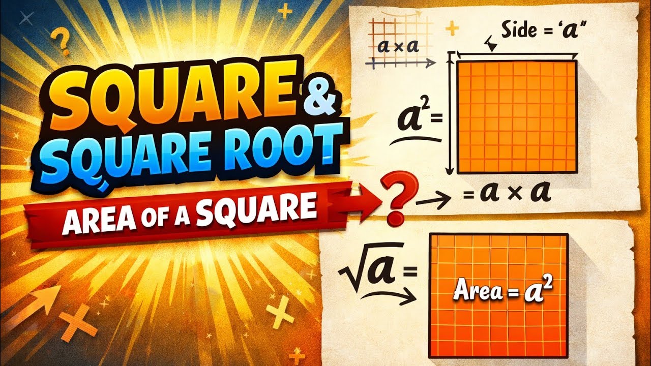 Squares and square roots | class 7 maths chapter 11 | squares and right triangles part 2