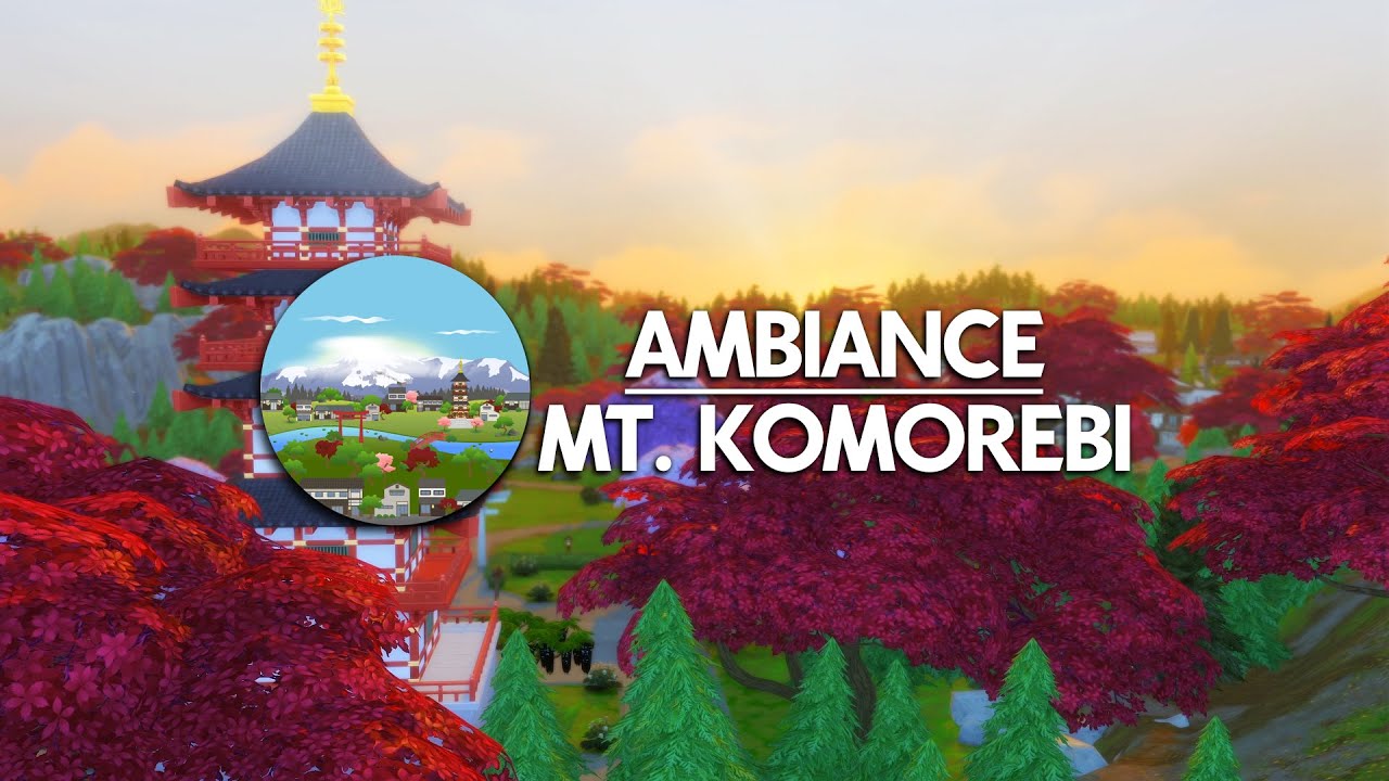 AMBIANCE #16 MT KOMOREBI 🗻 AUTOMNE & SOLEIL | LES SIMS 4