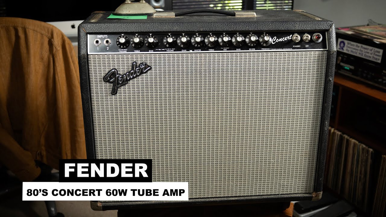 Fender Concert 60 Watt Tube Amplifier from the 1980's - VGW