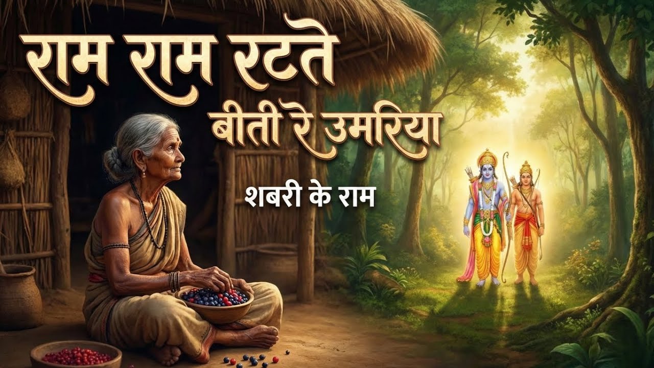 राम राम रटते बीती रे उमरिया | शबरी भजन | Shabari Ki Kutiya | New Ram Bhajan  🌸