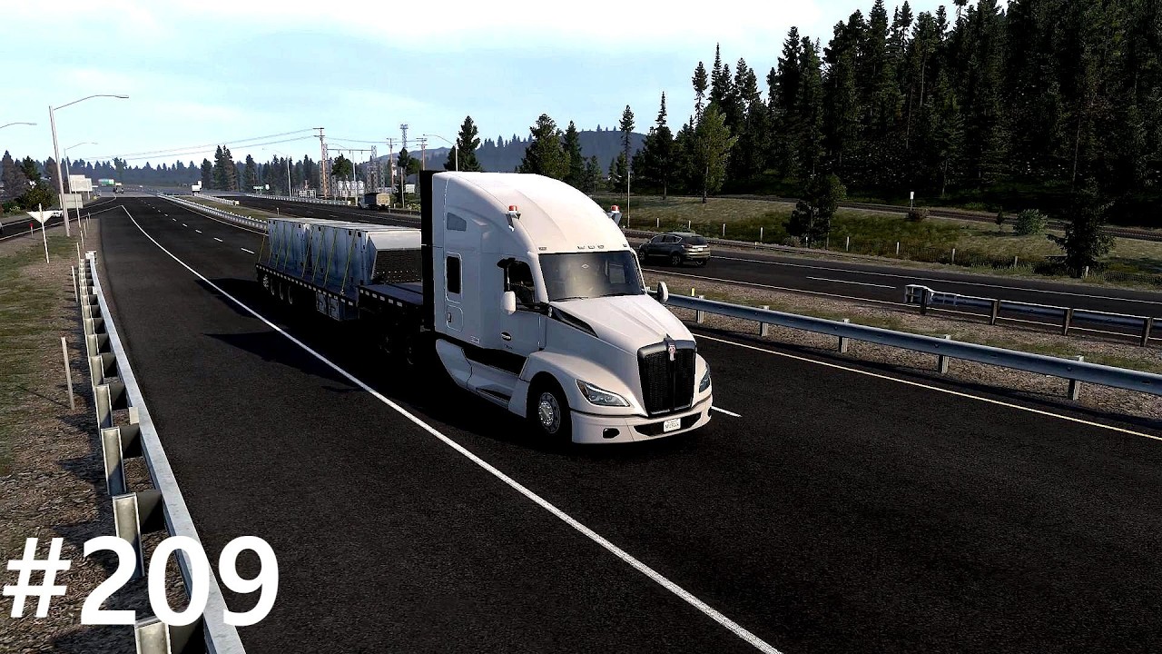 American Truck Simulator - Part 209 - Short Delivery From Missoula To Colville