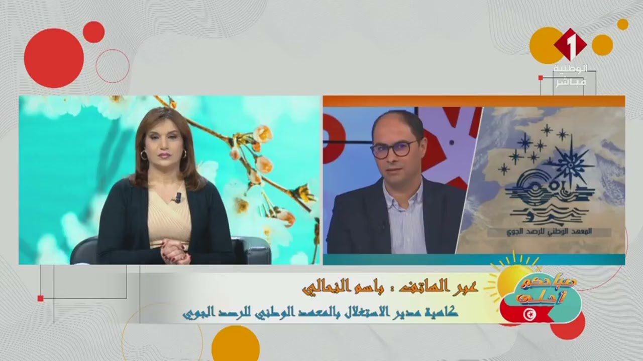 برنامج صباحكم أحلى || عبر الهاتف : باسم النحاليكاهية مدير الاستغلال بالمعهد الوطني للرصد الجوي