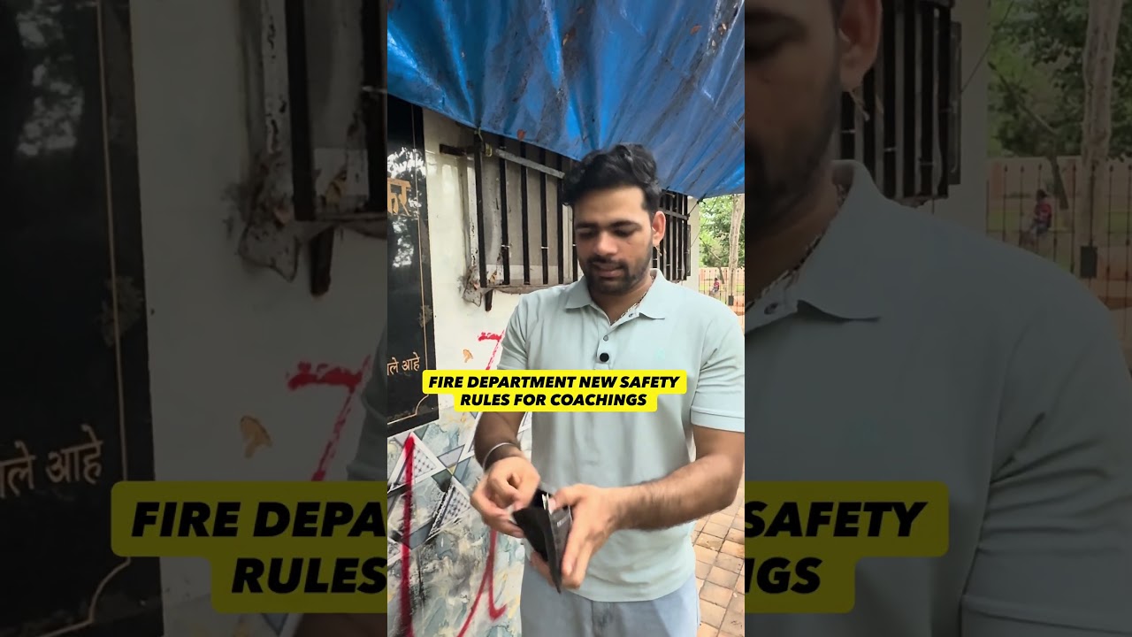 FIRE SAFTEY RULES FOR COACHINGS #coachingcentre #firesafety #indianpolitics #satire #sarcasm