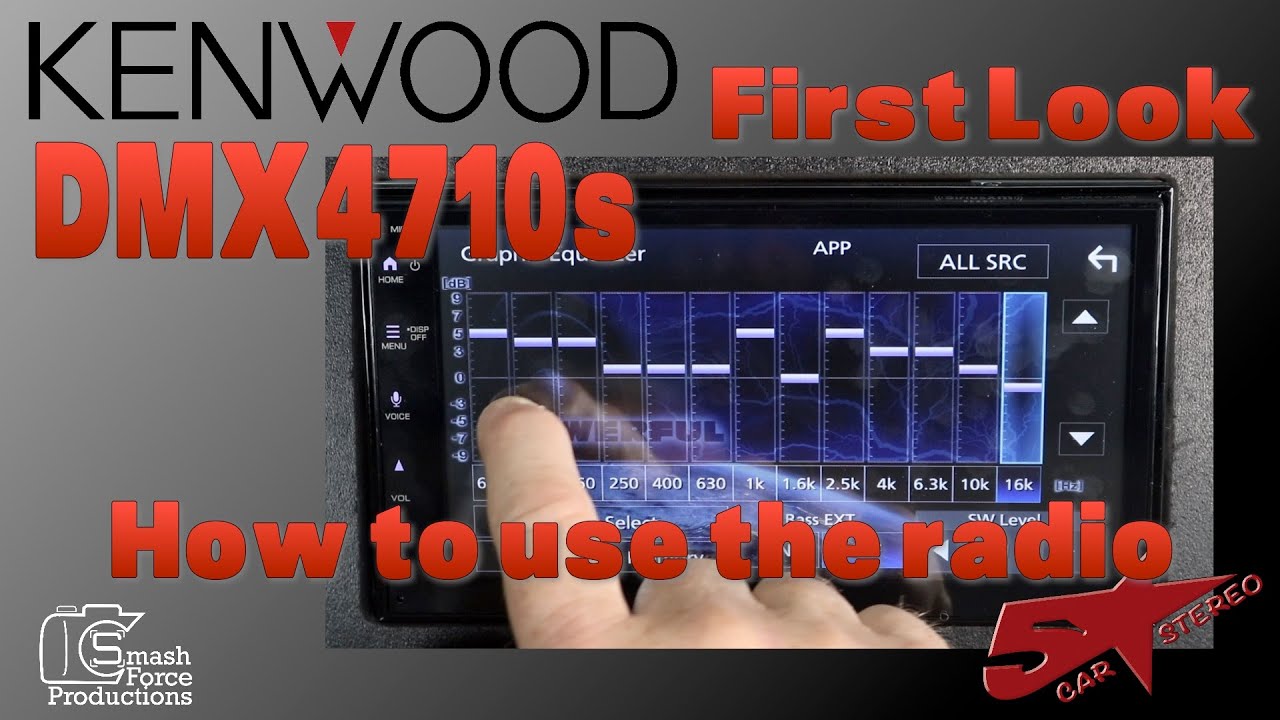 Новые Kenwoods DMX4710s, как использовать радио, часть 2