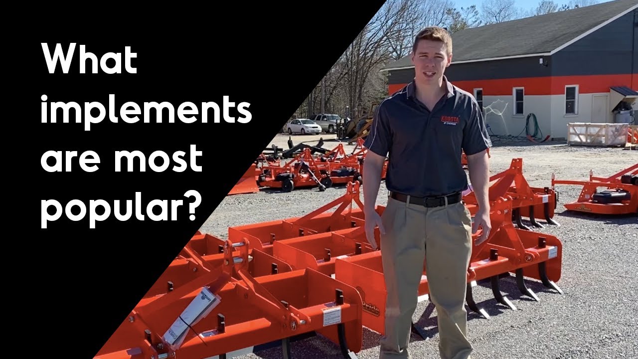 Which implements are most popular?