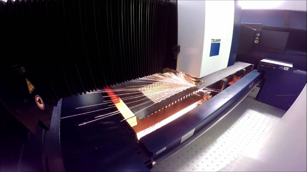 N E Reihart & Sons - Trumpf Laser Flyline Cutting