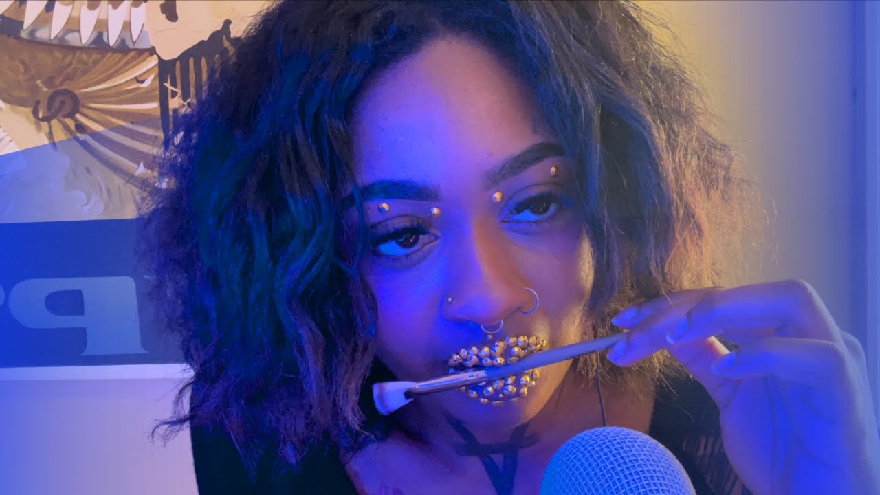 Bedazzled lips ASMR 👄 💎 #mouthsounds