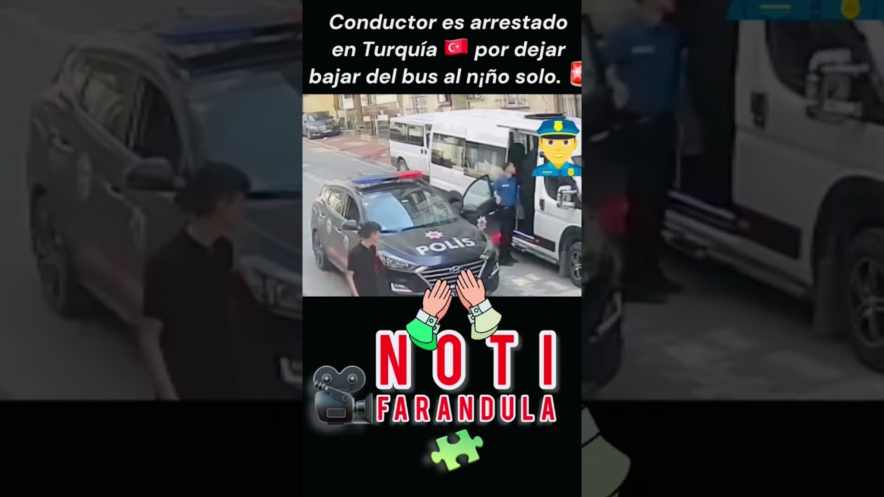 #CONDUCTOR DE AUTOB&Uacute;S 🚌 ES ARRESTAD0 EN FRAGANCIA POR DEJAR BAJAR A UN N&iexcl;&Ntilde;0 SOLO SIN ACOMPA&Ntilde;ANTE.😱