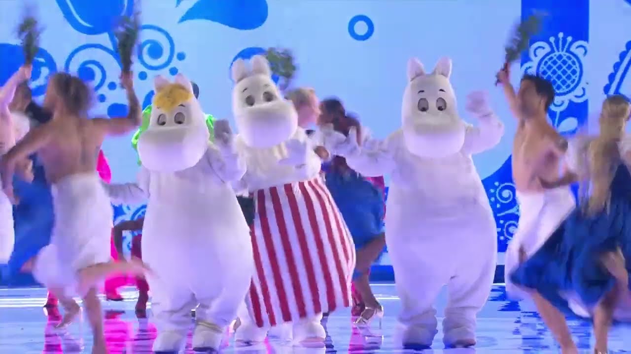 Ievan Polka With Moomins at Eurovision 2024
