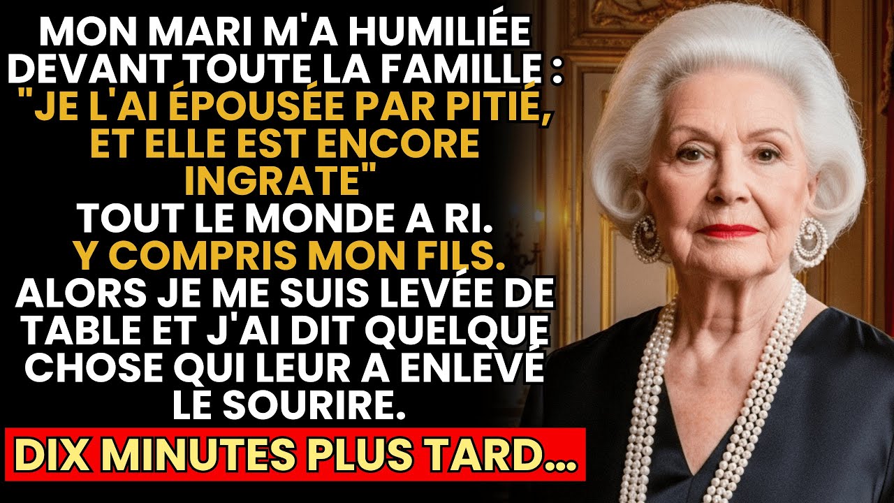 « Je L’ai Épousée Par Pitié », A Dit Mon Mari Devant Tout Le Monde… Mais Ce Qui S’est Passé Ensuite…