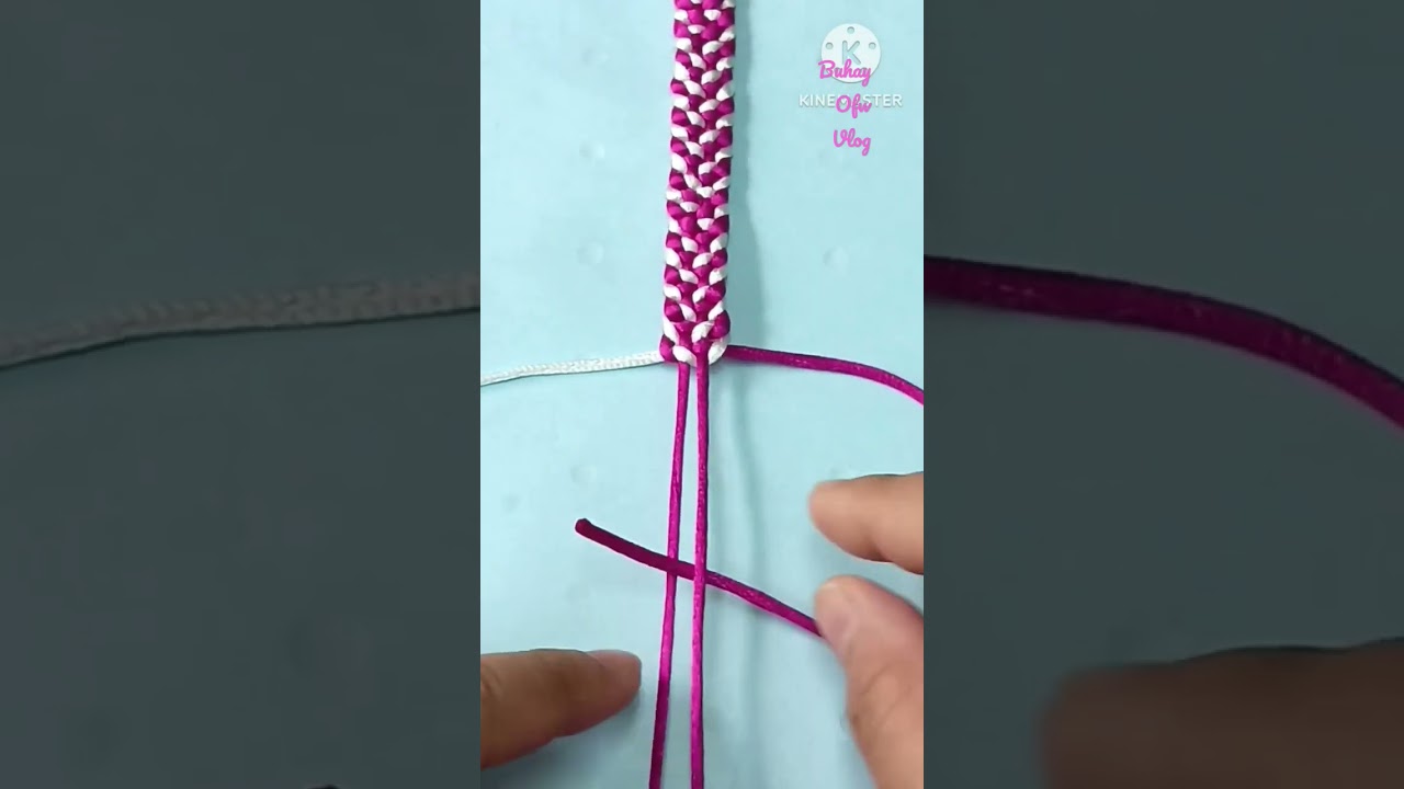 Simple Friendship Bracelet Design/Macrame Bracelet #shortvideotutorial 41