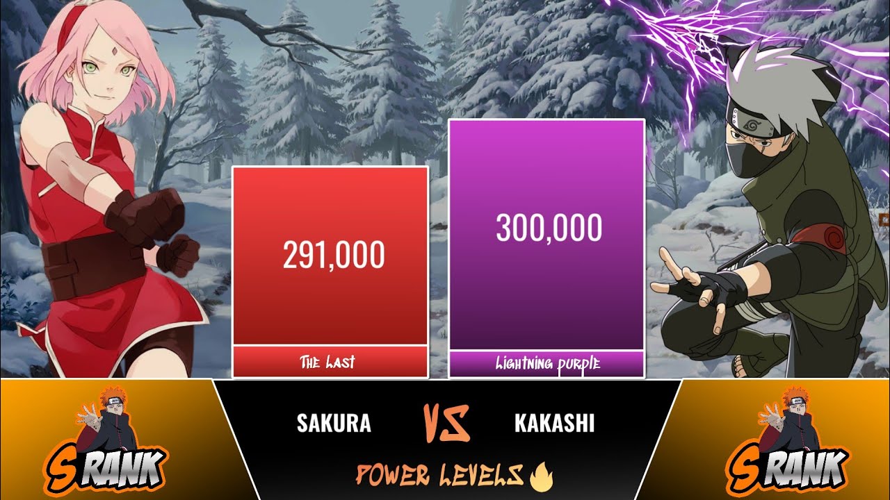 KAKASHI VS SAKURA POWER LEVELS