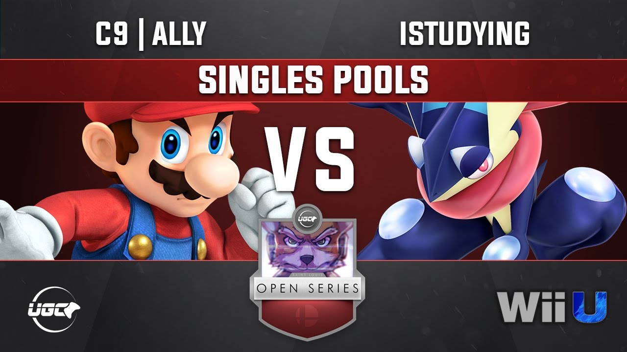 UGC Smash 4 SINGLES POOLS - C9 | Ally (Mario) vs iStudying (Greninja)