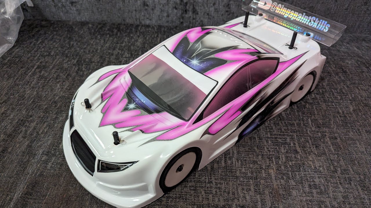 Painting My RC Car Body - New Color Scheme