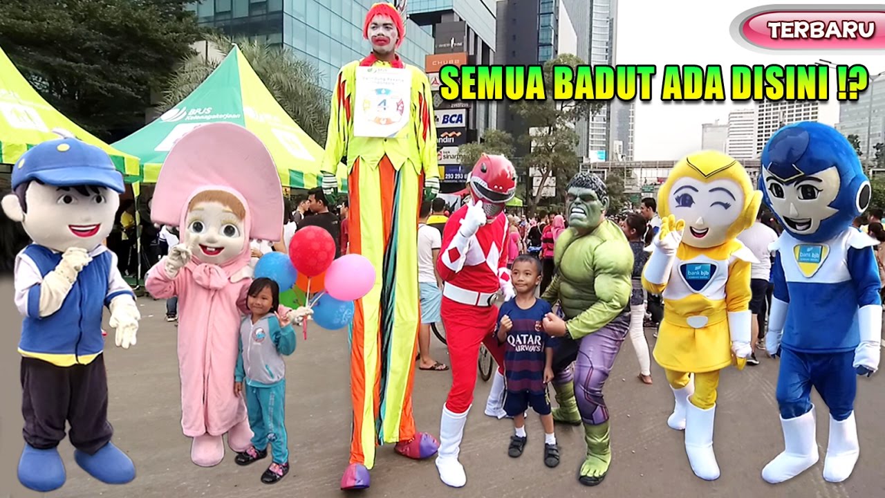 Semua Badut Ada di Sini !? - Kumpulan Video Badut-badut CFD Bundaran HI