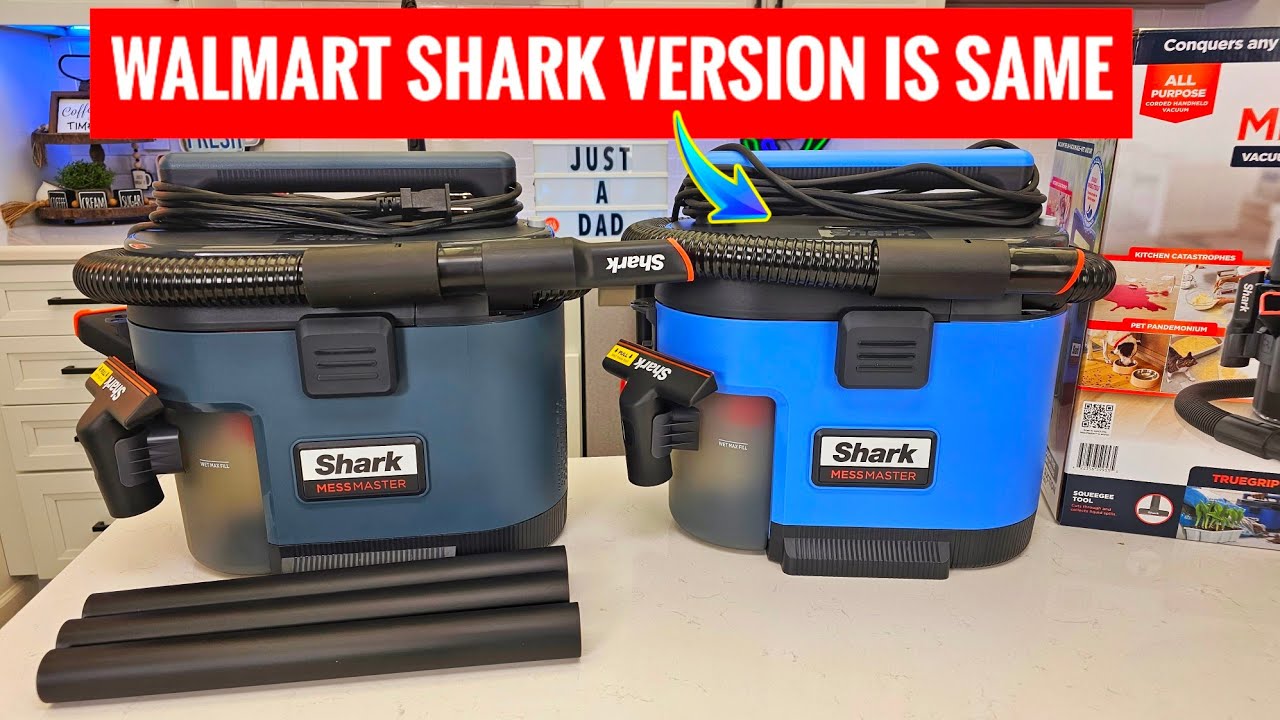 Обзор пылесоса для влажной и сухой уборки Walmart Shark MessMaster