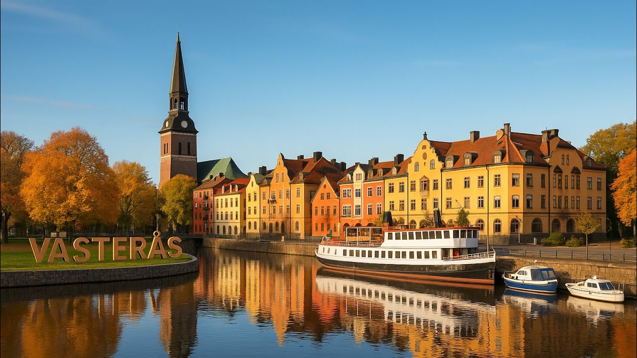 Exploring the Heart of Västerås, Sweden – A City Tour 4k (Vasteras)