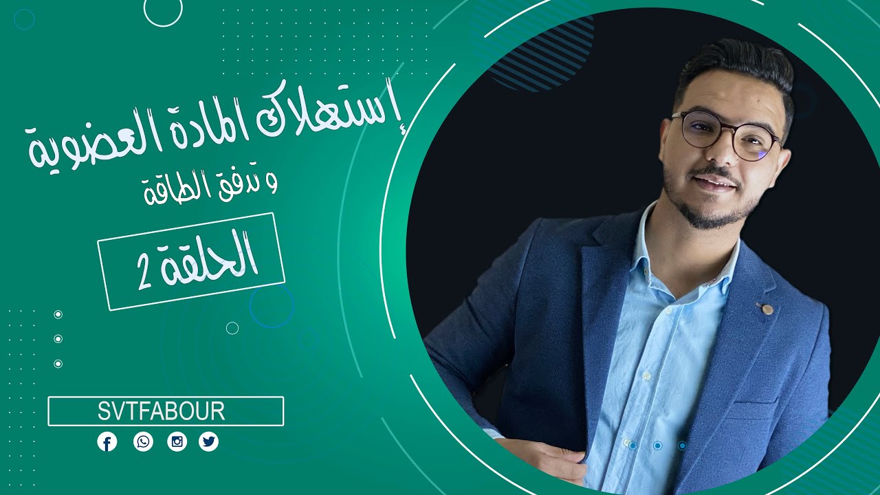 الحلقة 2 : إستهلاك المادة العضوية و تدفق الطاقة