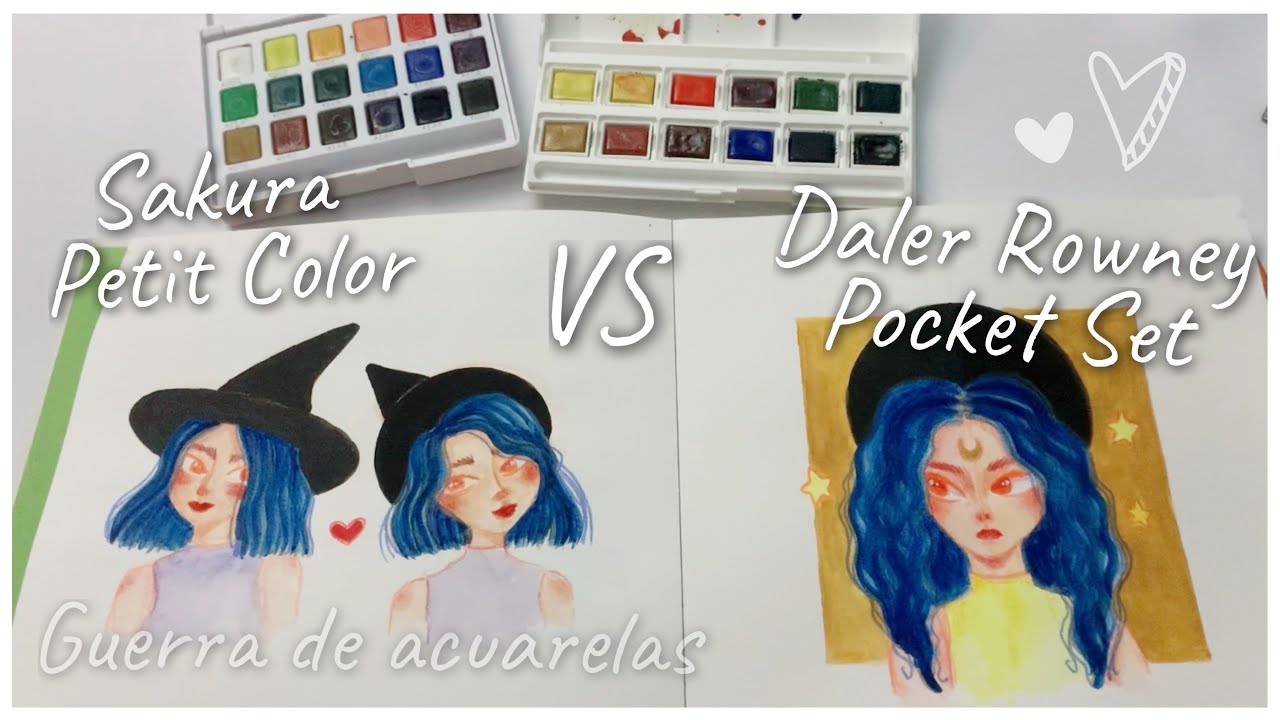 🌸 Sakura Petit Color VS Daler Rowney Pocket Set | ¿Que acuarelas comprar? 💰