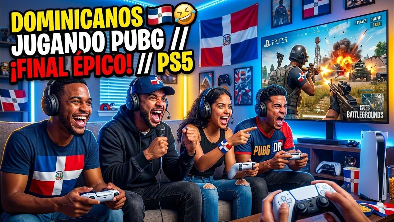 DOMINICANOS🇩🇴😂 JUGANDO PUBG: BATTLEGROUNDS // FINAL EPICO! // PS5
