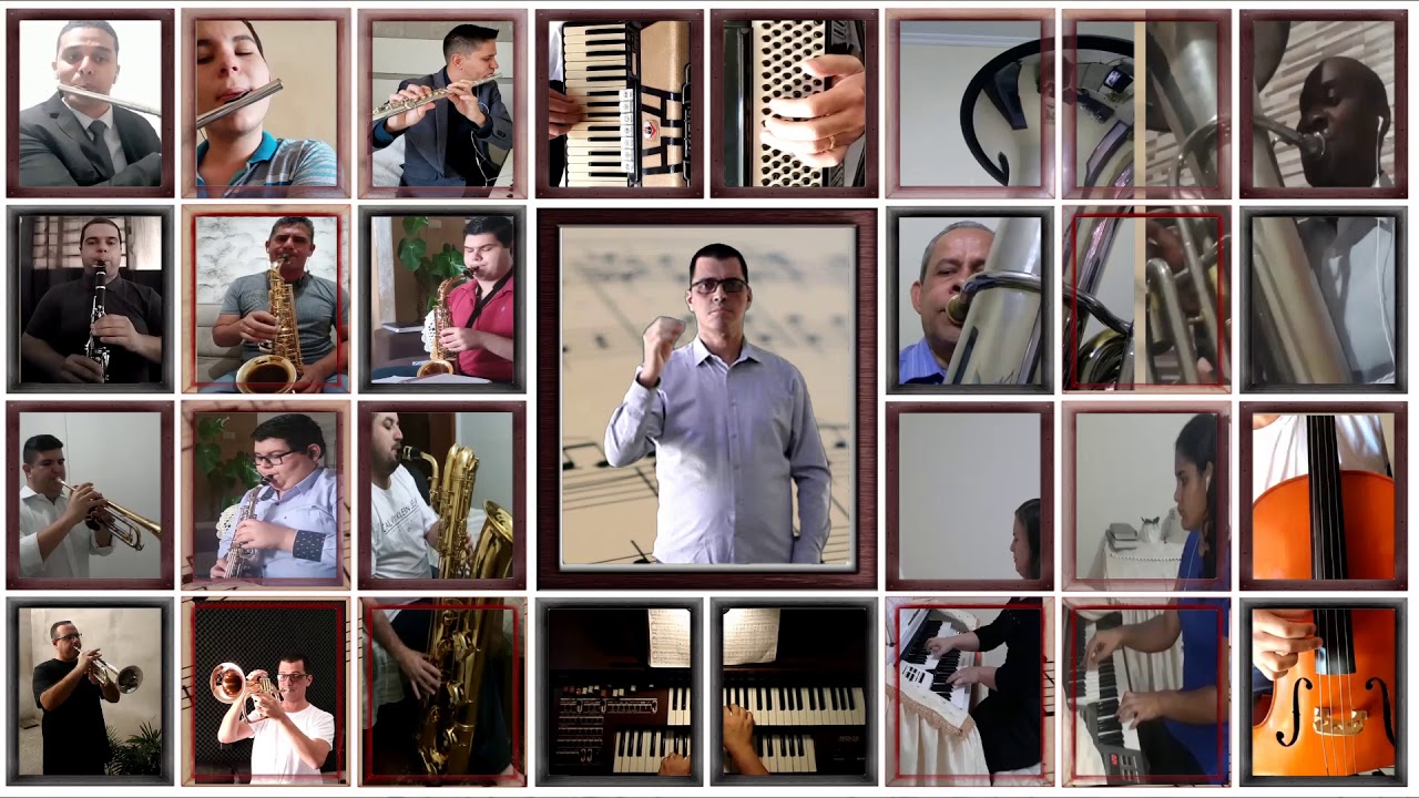 CCB - Hino 353 - Orquestra Virtual com regência....