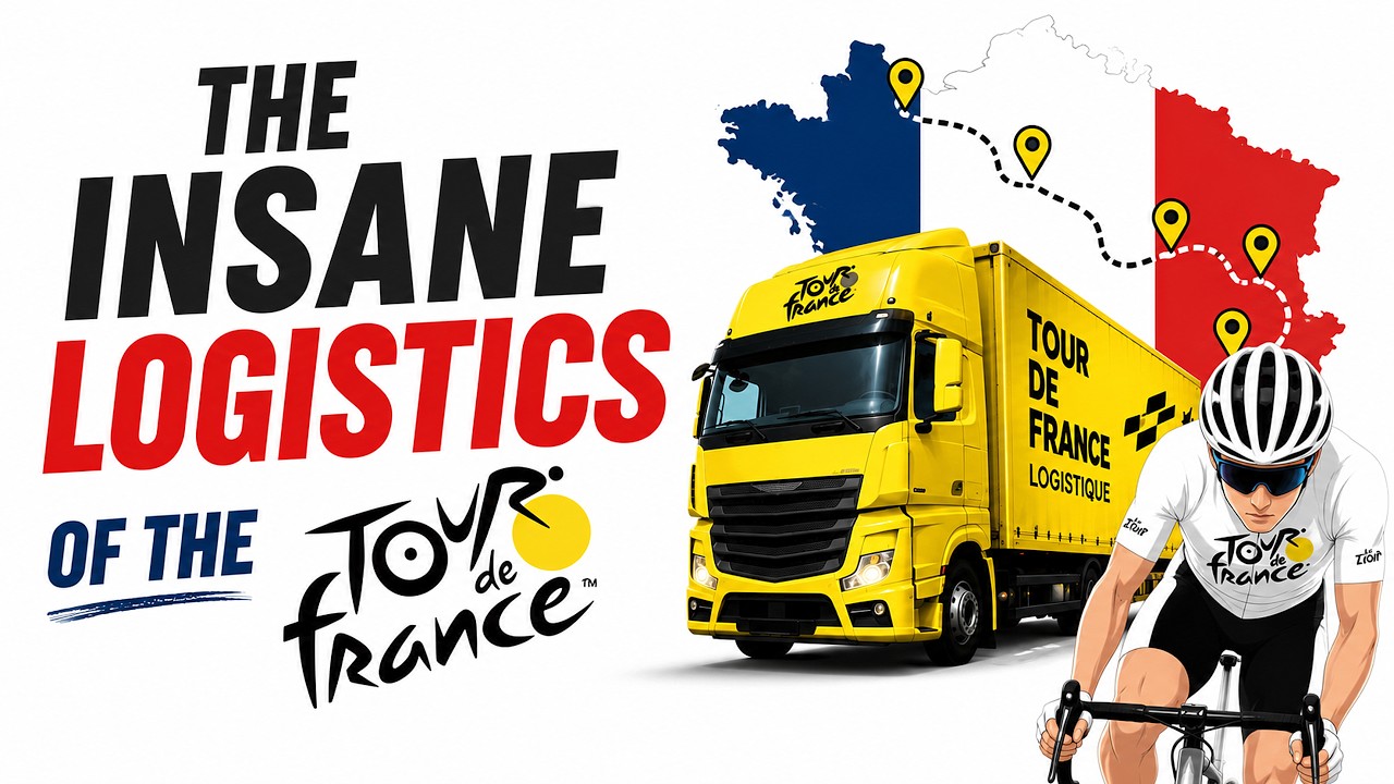 The Insane Logistics of the Tour de France