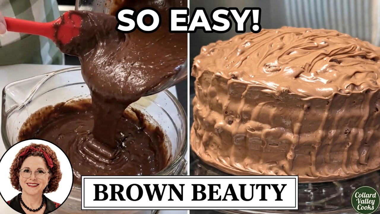 Old Fashioned Cakes - Brown Beauty Cake - Cakes from Scratch - Chocolate Cake