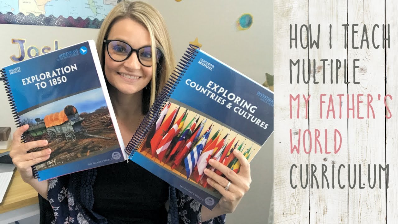 How I Teach 2 My Father's World Curriculum in the Same Cycle | Homeschool