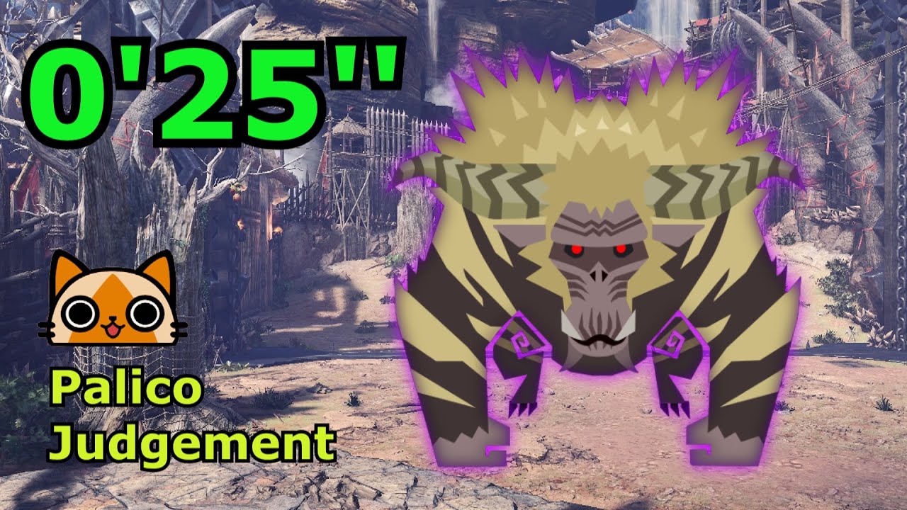 Tempered Furious Rajang 0'25'' | MHW Iceborne