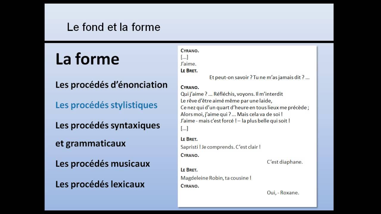 Analyser un texte littéraire: le fond et la forme