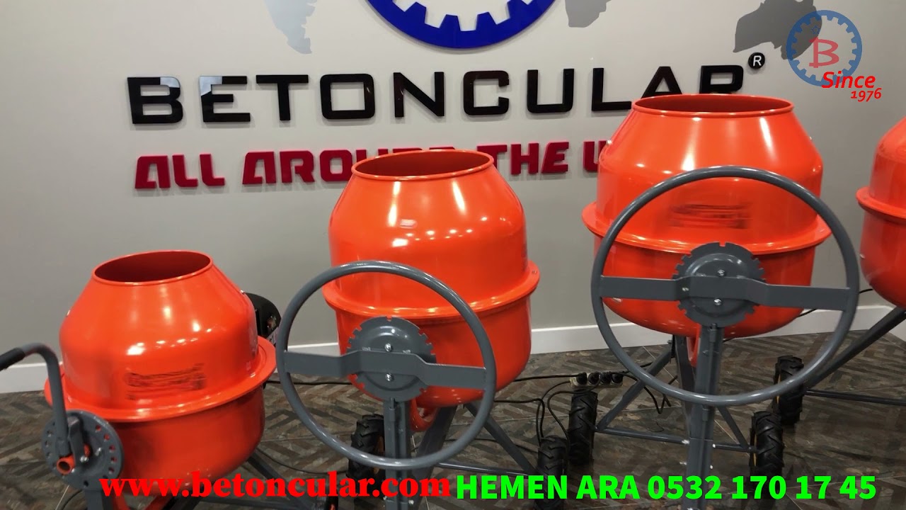 80-125-140-160 Litre betoniyerler harç karma makinaları nasıl çalışır? Boy farklılıkları 05321701745