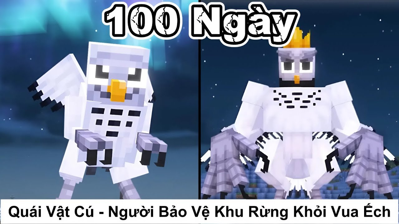 Tóm Tắt 100 Ngày || Quái Vật Cú - Người Bảo Vệ Khu Rừng Khỏi Vua Ếch