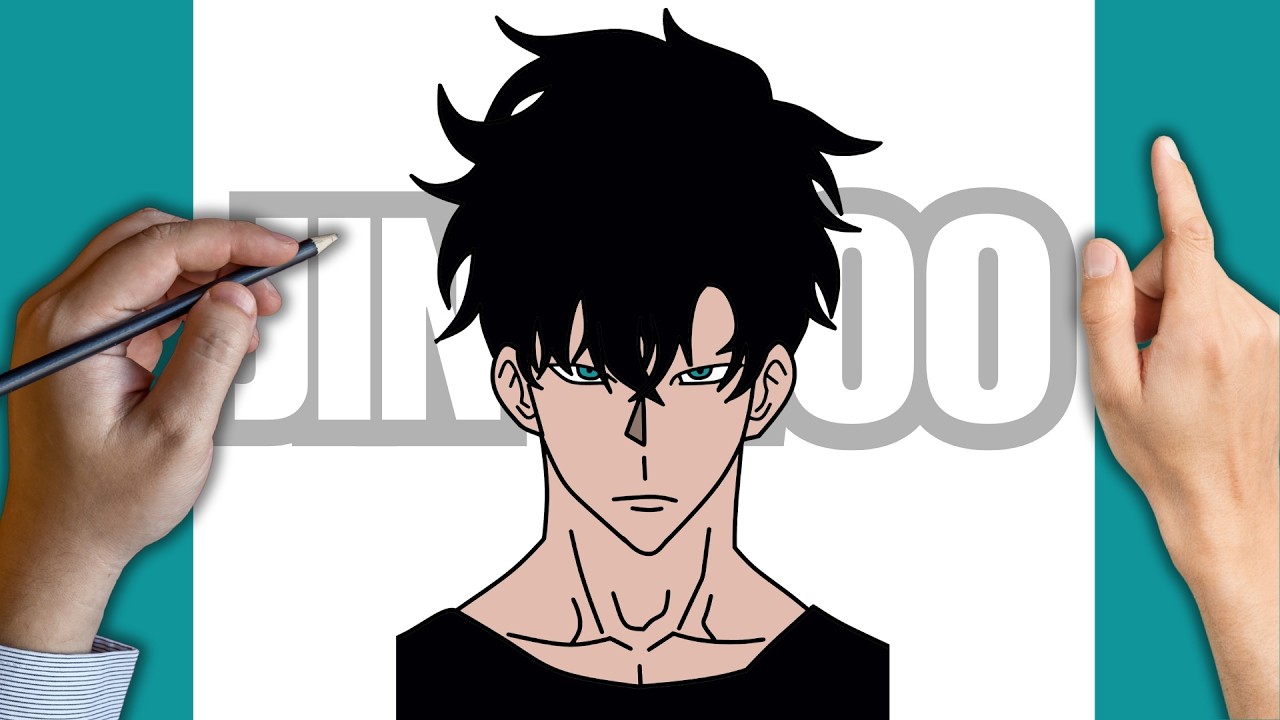 Como Desenhar Jin Woo | Solo Leveling | DESENHANDO FÁCIL