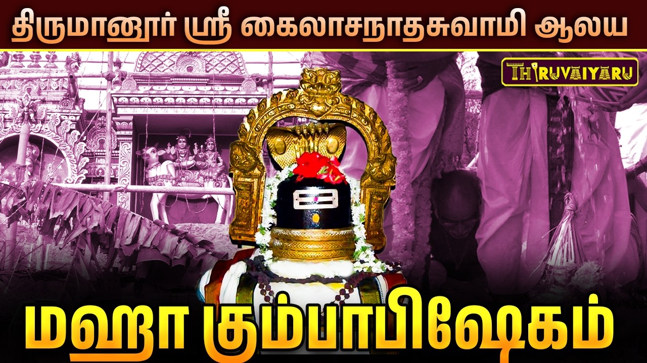 திருமானூர் ஸ்ரீ கைலாசநாதசுவாமி ஆலய மஹா கும்பாபிஷேகம் | Maha Kumbabishekam