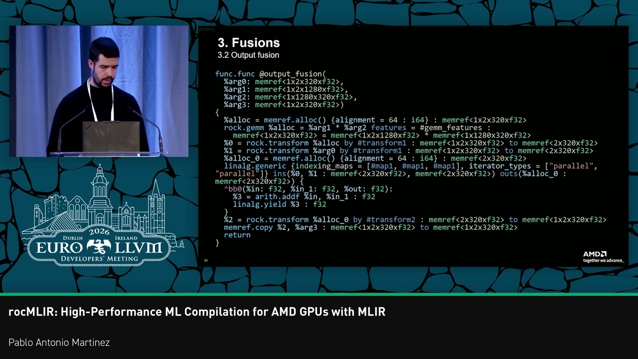 2026 EuroLLVM - rocMLIR: High-Performance ML Compilation for AMD GPUs with MLIR