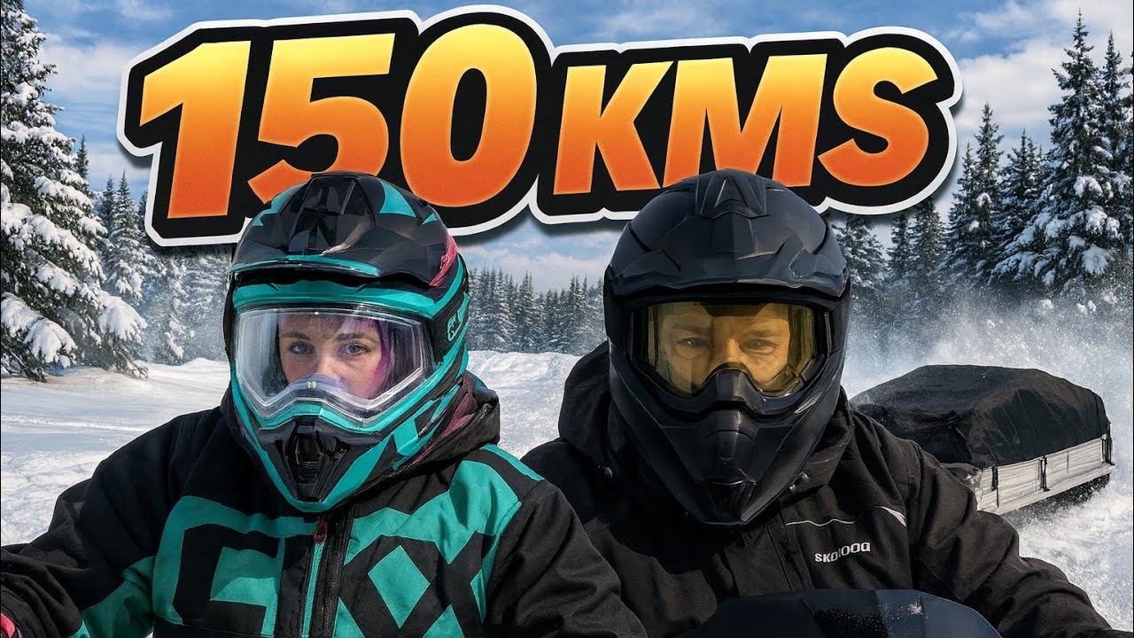 Skidoo Adventure to Our Hot Tent! 150KM Ride, Ice Fishing, Wood Cutting & Camp Life