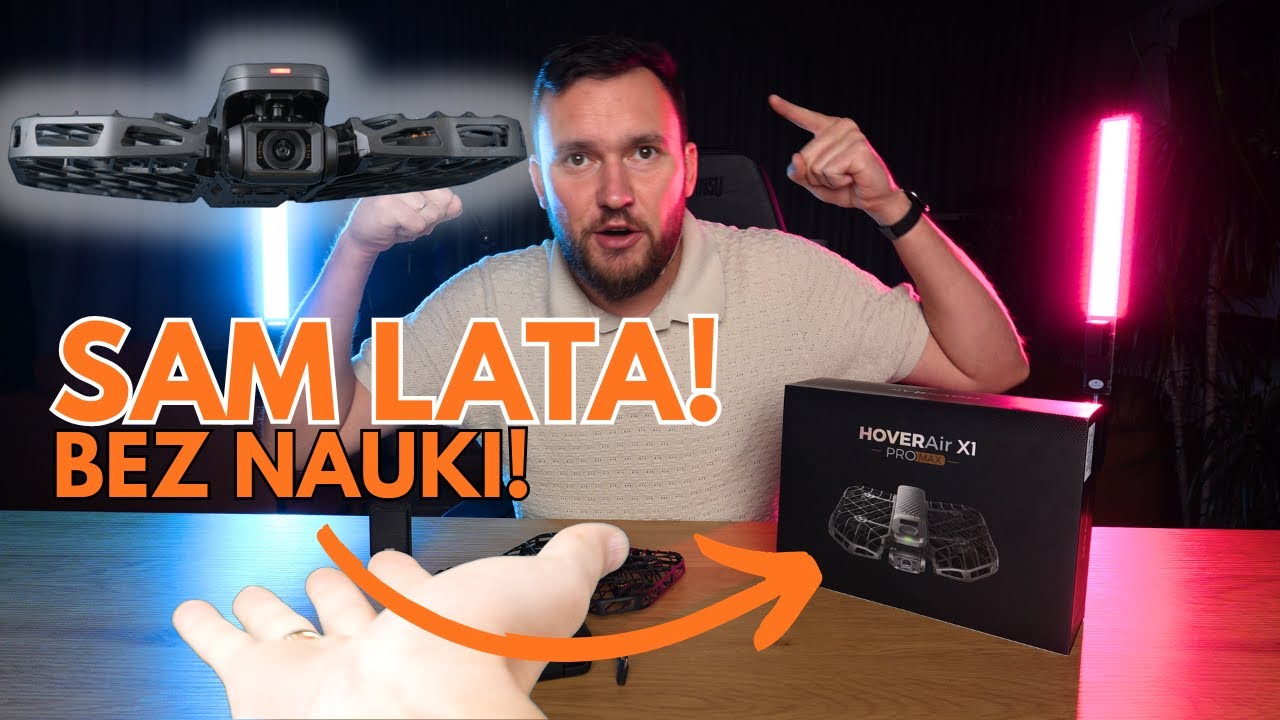 HOVERAir X1 PRO MAX &ndash; NAJŁATWIEJSZY DRON 8K BEZ UPRAWNIEŃ! #X1PROMAX #HOVERAir