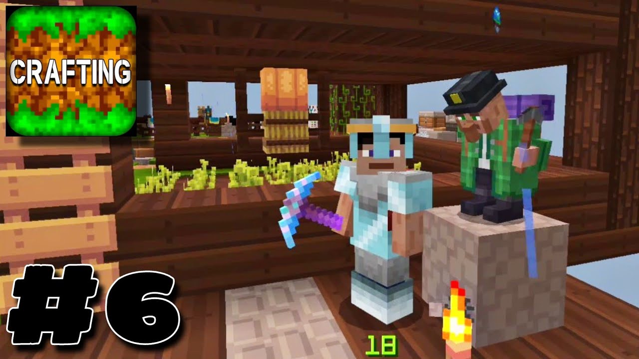Crafting and Building - One Block Survival Gameplay Part 6 | 