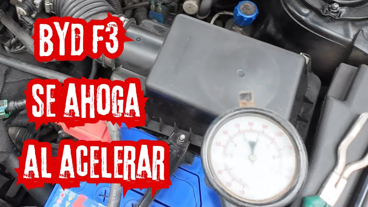 BYD F3 se ahoga al acelerar, no desarrolla al pisar el acelerador
