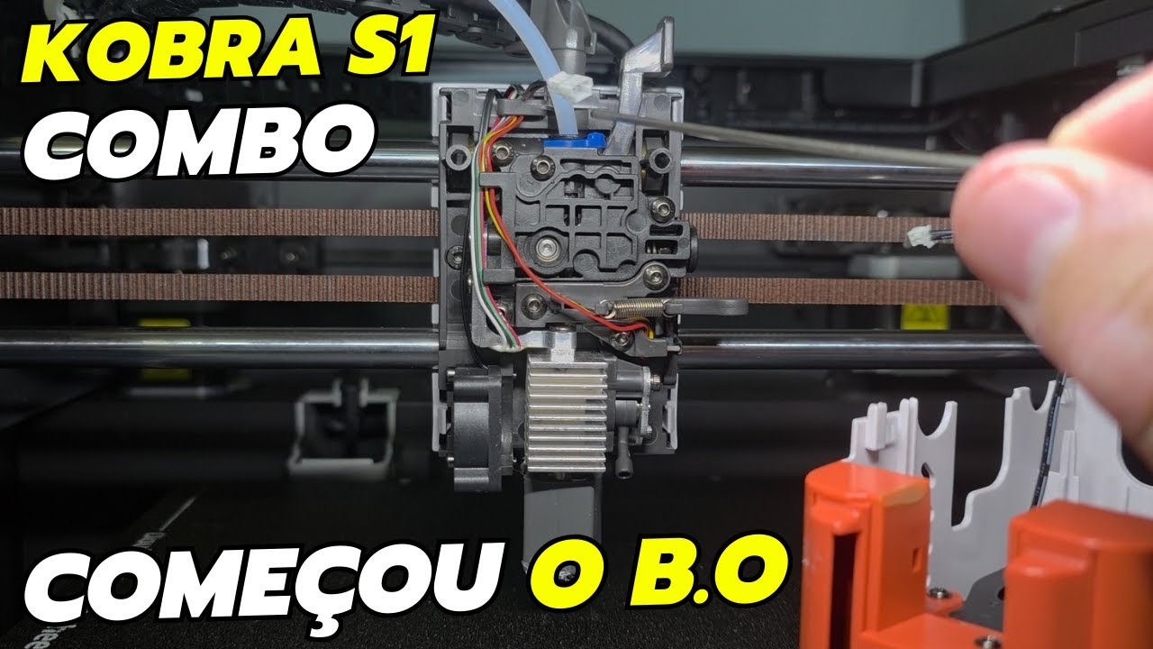 COMEÇOU OS PROBLEMAS NA ANYCUBIC KOBRA S1 - COMO RESOLVER