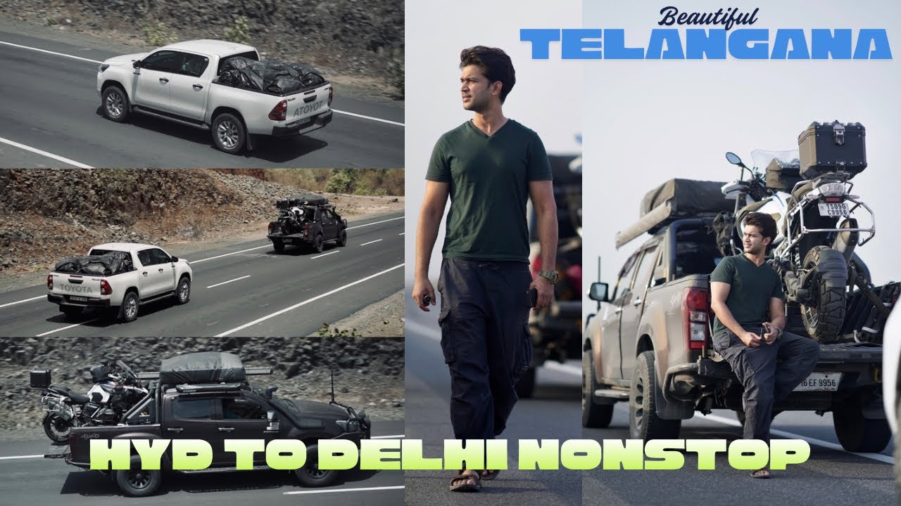 Beautiful Telangana! Hyderabad to Delhi Nonstop Adventure Roadtrip Vlog | India Travel
