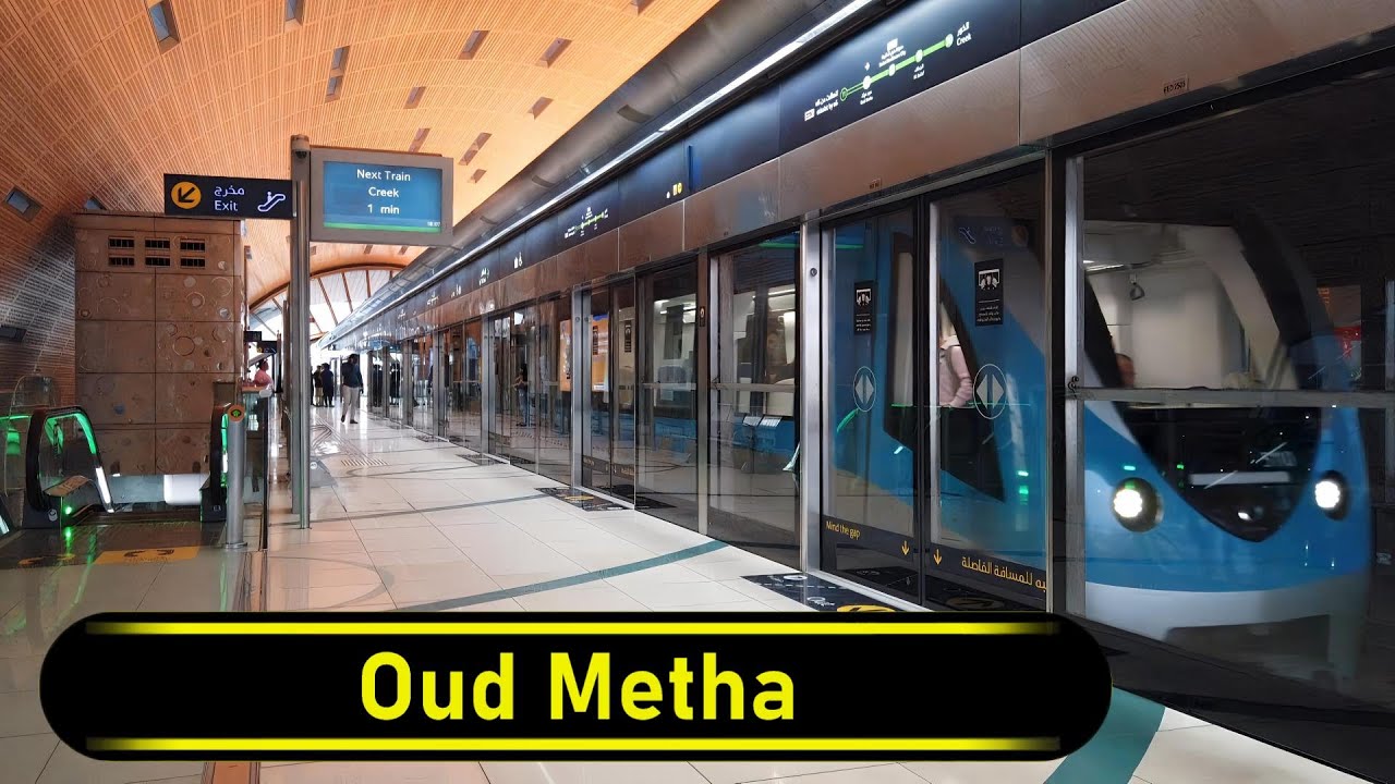 Metro Station Oud Metha - Dubai 🇦🇪 - Walkthrough 🚶