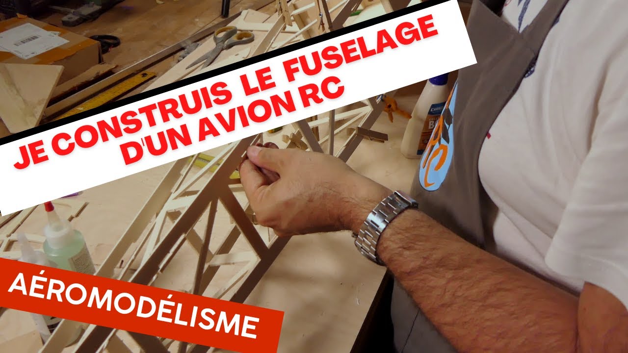 construire un avion RC épisode 2: comment fabriquer facilement un fuselage avec une CNC