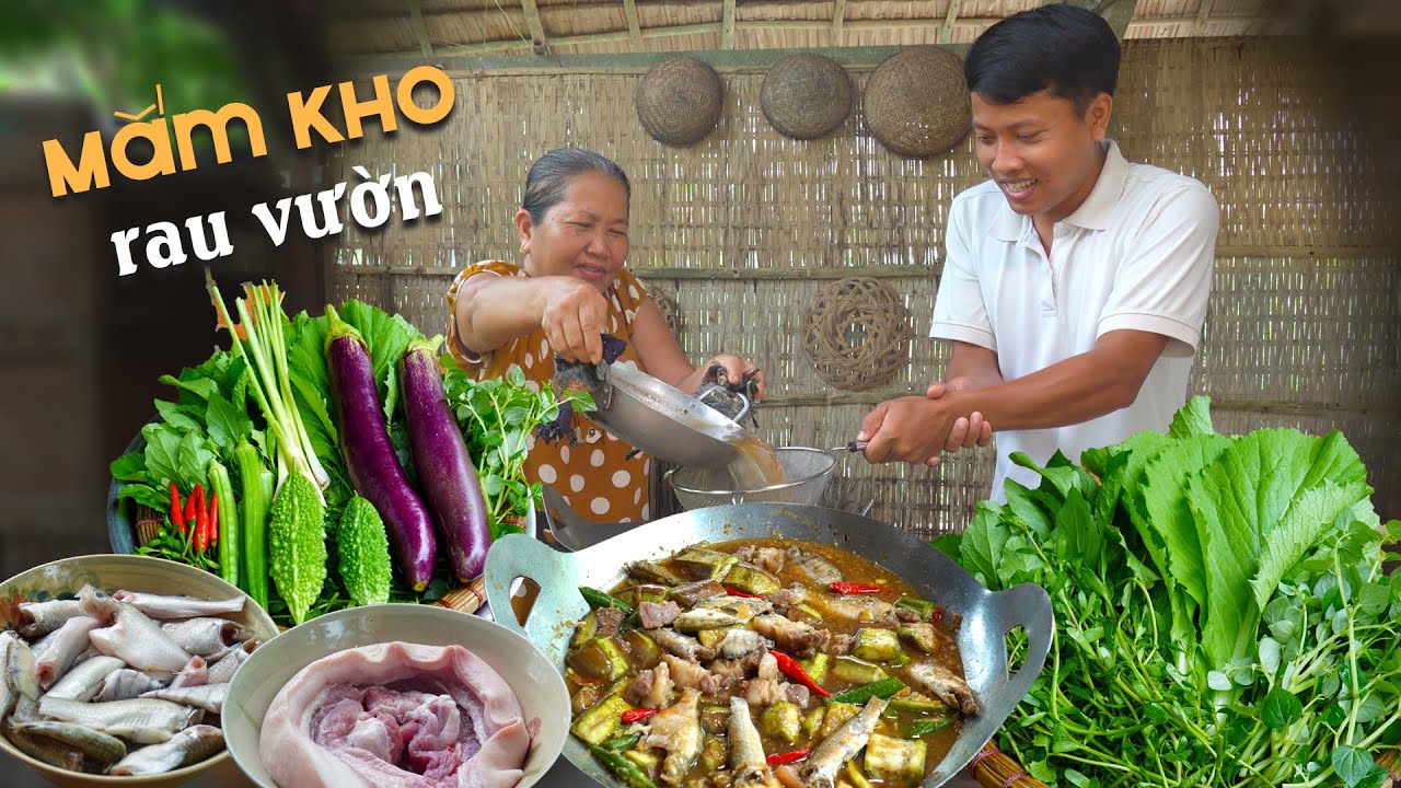 Cô Ba Miền Tây ✅ Mắm kho rau vườn