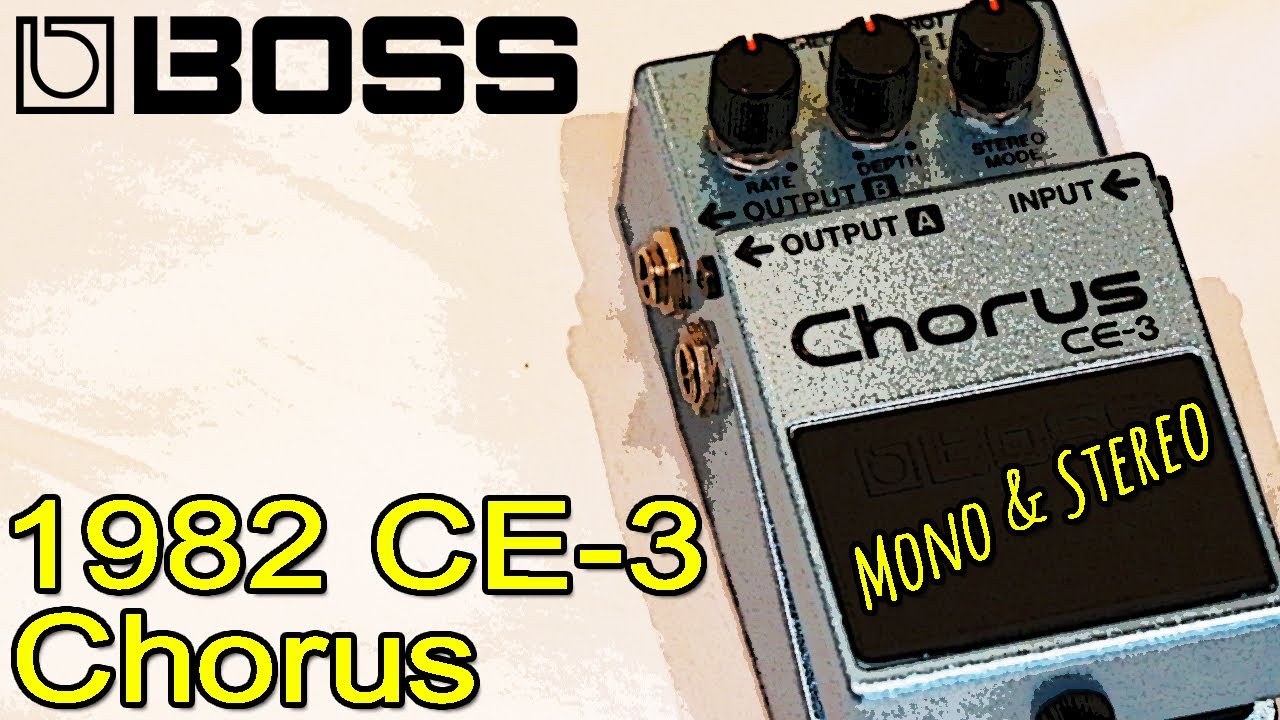 1982 Boss CE-3 Chorus...A Hidden Stereo Gem?!?